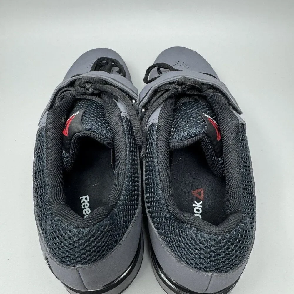 Reebok Lifter PR 22mm Men's Cross Trainer Gray Weightlifting Shoes 9.5 BD2631